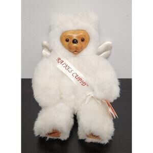 Vintage Robert Raikes Original "662265 Cupid" Wooden Face Doll w/ Tags & Signed